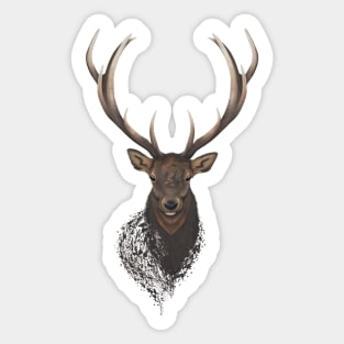 Deer Sticker